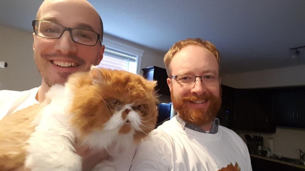 An ugly cat and two Fort McMurray guys raise money for Syria
